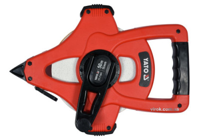 Рулетка геодезична скловолоконна YATO 50 м х 15 мм