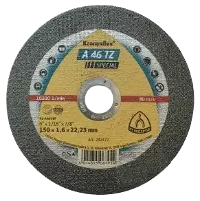 Відрізний круг 150x1,6x22,2 А 46 TZ Special Klingspor Kronenflex