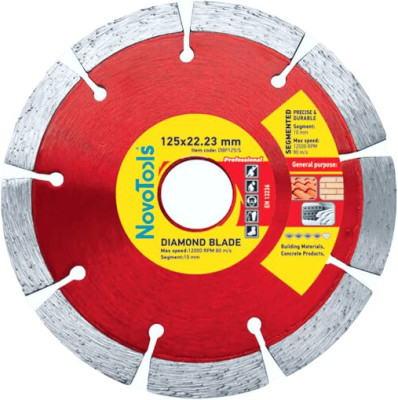 Диск алмазный NovoTools Profi 125х22,23 мм сегментный