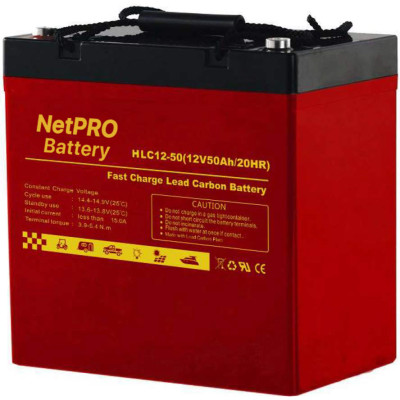 Акумулятор NetPRO HLC 12V/50Ah carbon GEL