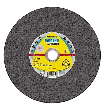 Відрізний круг 230x1,9x22,2 А 46 TZ Special Klingspor Kronenflex