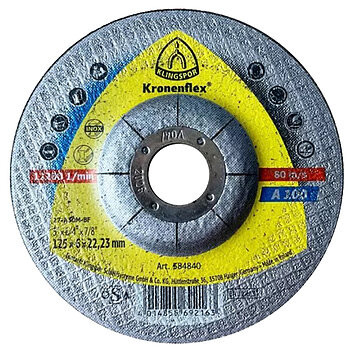 Зачисний круг 125x6,0x22,2 А 100 Extra Klingspor Kronenflex