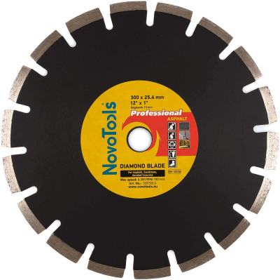 Диск алмазный NovoTools Profi 300х25,4 мм по асфальту
