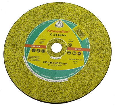 Зачисний круг 180x6,0x22,2 мм А 24 Extra Klingspor Kronenflex