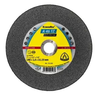 Відрізний круг 180х1,6х22,2 А 46 TZ Special Klingspor Kronenflex