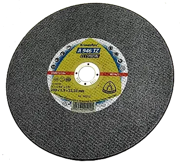 Круг відрізний 230x1,9x22,2 A 946 TZ SPECIAL Klingspor Kronenflex
