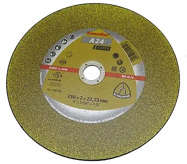 Відрізний круг 230x2,0x22,2 А 24 Extra Klingspor Kronenflex