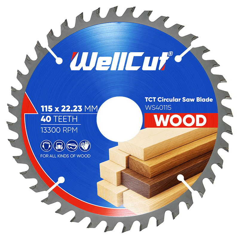 Пиляльний диск по дереву WellCut 115х22,23 мм, 40 зубів