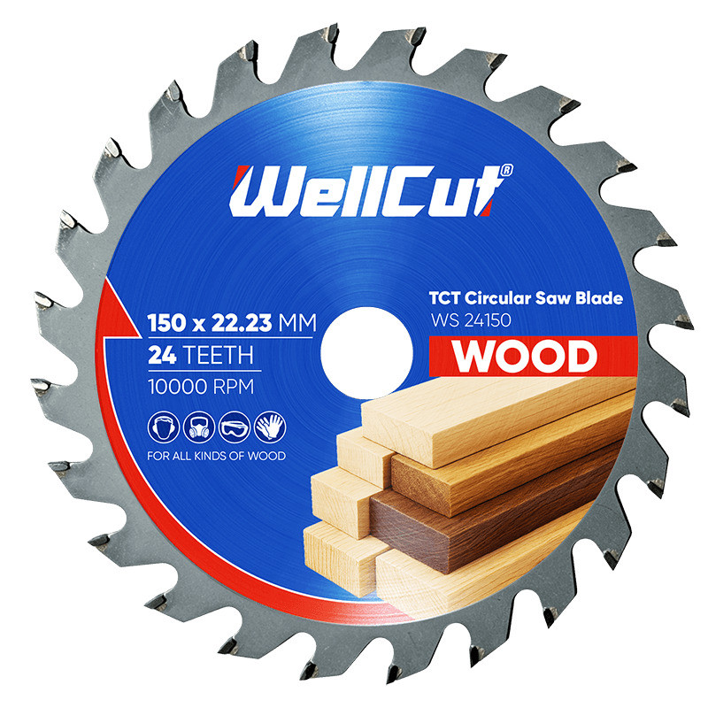Пиляльний диск по дереву WellCut 150х22,23 мм, 24 зуби