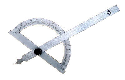 Кутомір - транспортир будівельний 120х150 мм 0-180