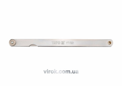 Щупи вимірювальні YATO 0.02 - 1 мм 200 мм 17 шаблонів