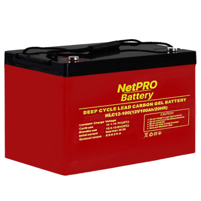 Акумулятор NetPRO HLC 12V/100Ah carbon GEL