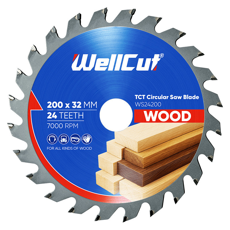 Пиляльний диск по дереву WellCut 200х32 мм, 24 зуби