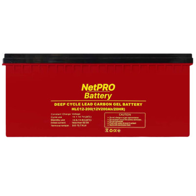 Акумулятор NetPRO HLC 12V/200Ah carbon GEL