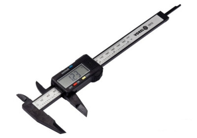 Штангенциркуль електронний VOREL l= 150 мм, роздільна здатн.- 0,1 мм, точність- 0,01 мм