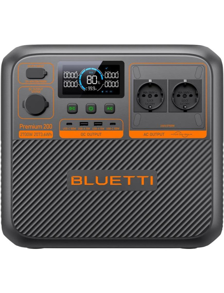 Портативна зарядна станція 2700W PREMIUM 200 V2 BLUETTI