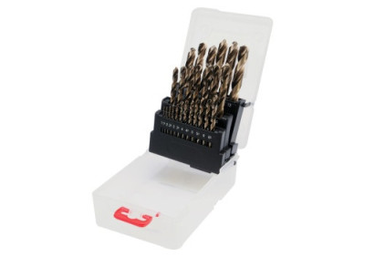 НАБІР СВЕРДЕЛ ПО МЕТАЛУ YATO CO-HSS 1-10 ММ 25 ШТ