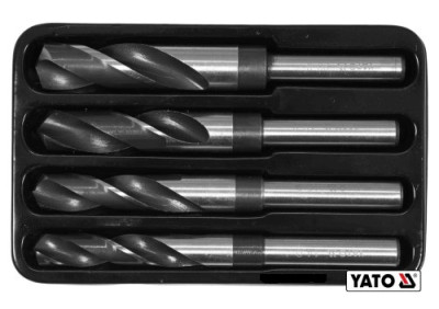 НАБІР СВЕРДЕЛ ПО МЕТАЛУ YATO HSS 4241 Ø14-20 ММ 75/150 ММ ДЛЯ НЕРЖАВІЮЧОЇ ТА КОНСТРУКЦІЙНОЇ СТАЛІ 5 ШТ