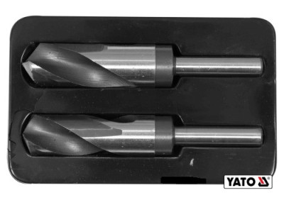 НАБІР СВЕРДЕЛ ПО МЕТАЛУ YATO HSS Ø26-28 ММ 75/150 ММ ДЛЯ НЕРЖАВІЮЧОЇ ТА КОНСТРУКЦІЙНОЇ СТАЛІ 2 ШТ