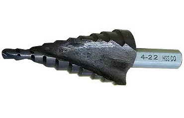 Свердло ступінчасте 4-22 (4-6-8-10-12-14-16-18-20-22) Co5